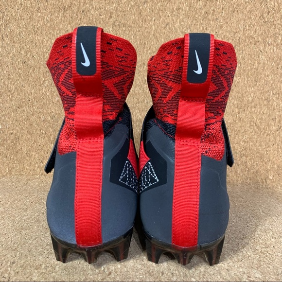 Nike Alpha Menace Elite 2 Flyknit Red / Black Foot - Picture 5 of 8